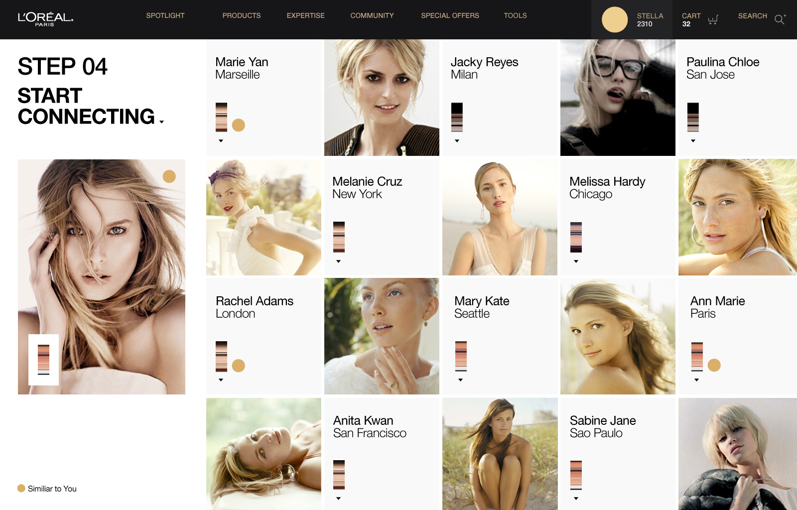 L'Oréal Brand Interface